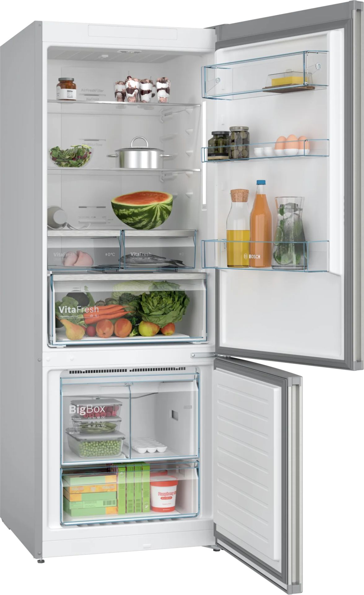 BOSCH KGN55CIE0N Alttan Donduruculu Buzdolabı 186 x 70 cm