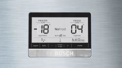 BOSCH KDN76AIE1N Serie 6 Üstten Donduruculu Buzdolabı 186 x 75 cm Kolay temizlenebilir Inox