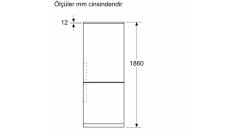 BOSCH KGP76AWC0N Serie 8 Alttan Donduruculu Buzdolabı 186 x 75 cm Beyaz