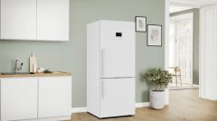BOSCH KGP76AWC0N Serie 8 Alttan Donduruculu Buzdolabı 186 x 75 cm Beyaz