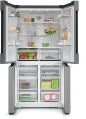 BOSCH KFN96VPEA Multi Door 183 x 90.5 cm Kolay temizlenebilir Inox