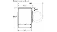 BOSCH WGA142X2TR Serie 4 Çamaşır Makinesi 9 kg 1200 dev./dak.