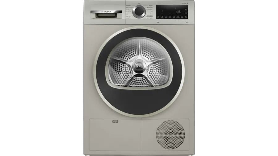 BOSCH WQG2410TTR Serie 4 Isı Pompalı Kurutma Makinesi 9 kg Gümüş