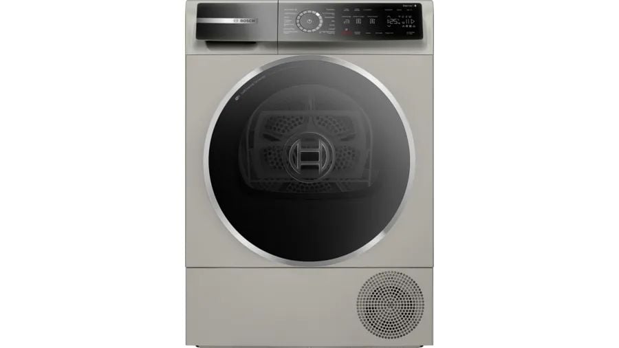 BOSCH  WQB245AXTR Serie 8 Isı Pompalı Kurutma Makinesi 9 kg Gümüş