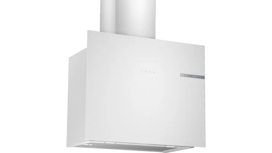 BOSCH DWF65AJ20T Serie 4 Duvar Tipi Davlumbaz 60 cm Beyaz Cam Yüzey
