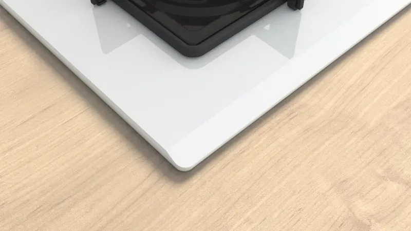 BOSCH POH7C2P31O Serie 4 Gazlı Ocak 67 cm Sert cam, Beyaz