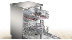BOSCH  SMS4EKI62T Serie 6 Solo Bulaşık Makinesi 60 cm Kolay temizlenebilir Inox