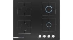 BOSCH PNP6C6O12O Serie 2 Gazlı Ocak 60 cm Sert cam, Siyah