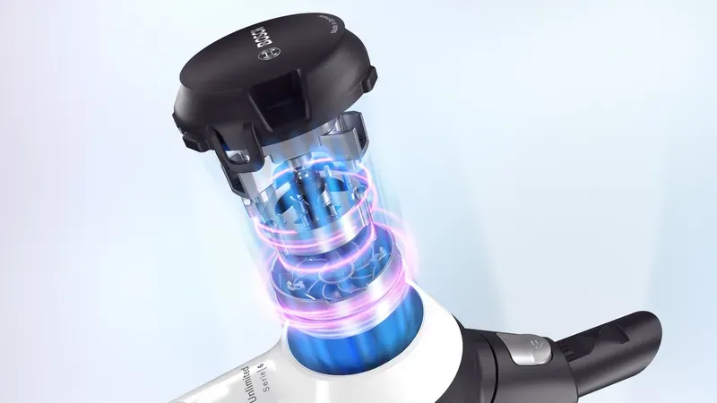 BOSCH BCS61113 Dikey Şarjlı Süpürge Unlimited 6 Beyaz