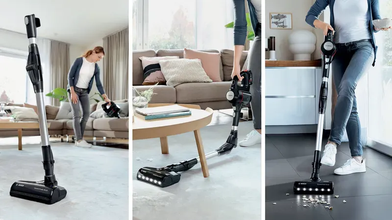 Bosch BCS712XXL Dikey Şarjlı Süpürge Unlimited 7 Siyah