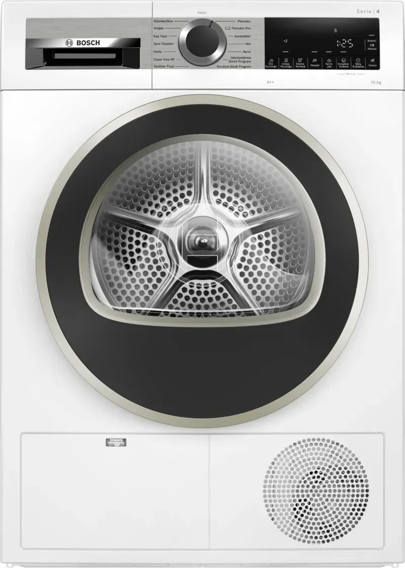 Bosch WQG25100TR 10 KG Isı Pompalı Kurutma Makinesi