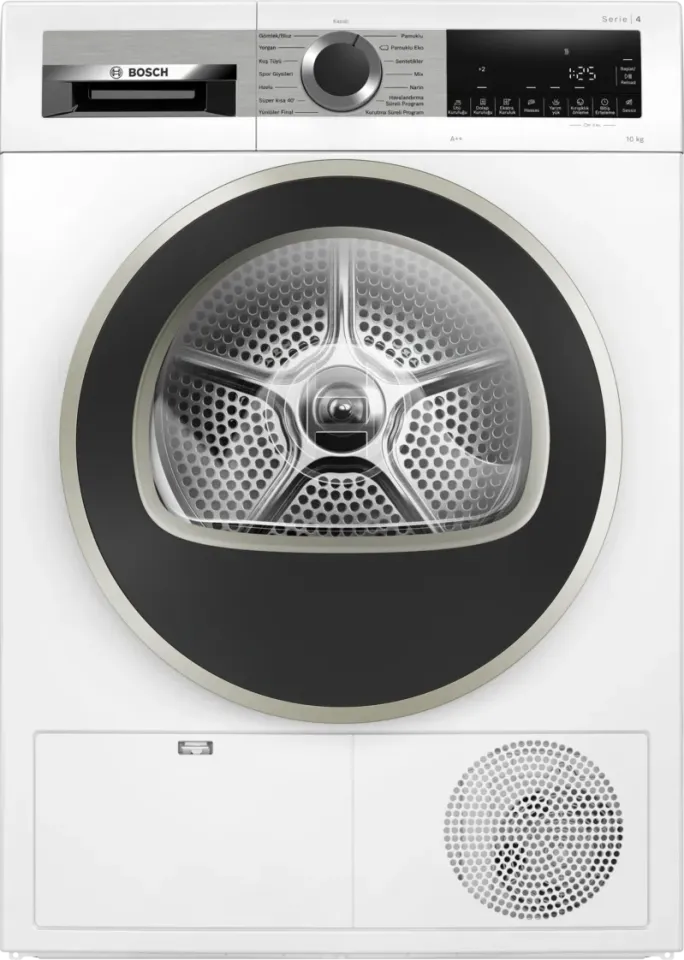 Bosch WQG25100TR 10 KG Isı Pompalı Kurutma Makinesi