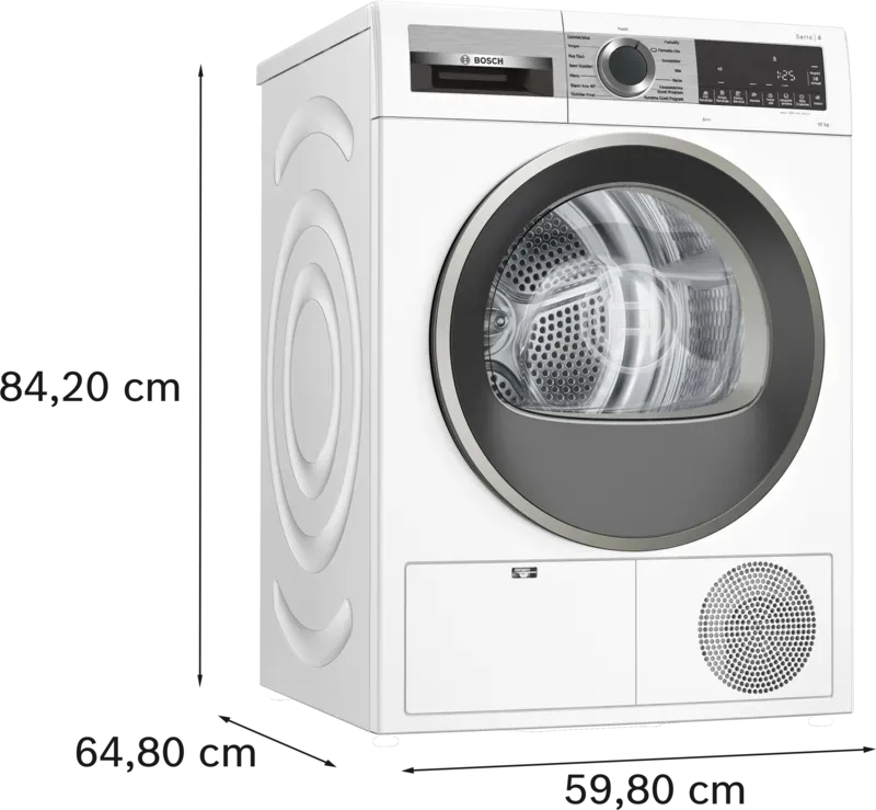 Bosch WQG25100TR 10 KG Isı Pompalı Kurutma Makinesi