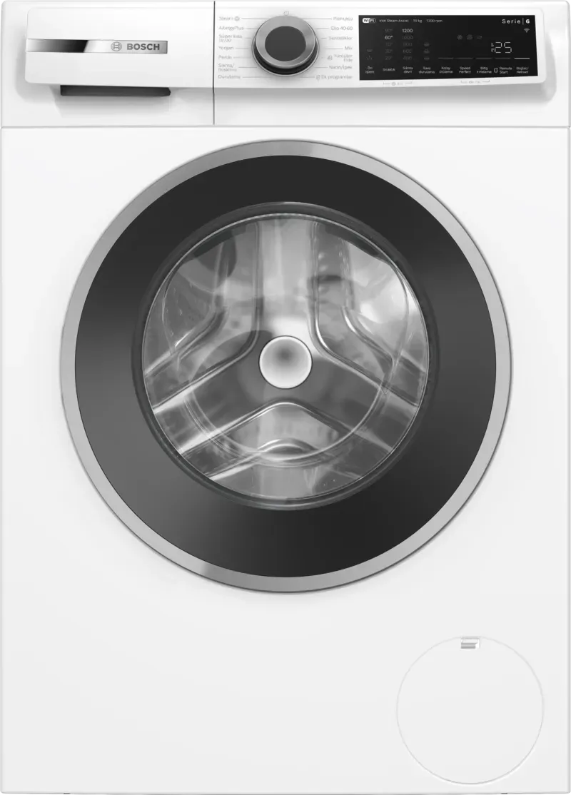 WGK252Z0TR Serie 6 Çamaşır Makinesi 10 kg 1200 dev./dak., Beyaz