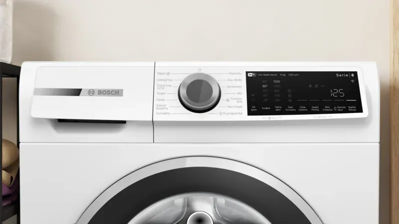 WGK252Z0TR Serie 6 Çamaşır Makinesi 10 kg 1200 dev./dak., Beyaz