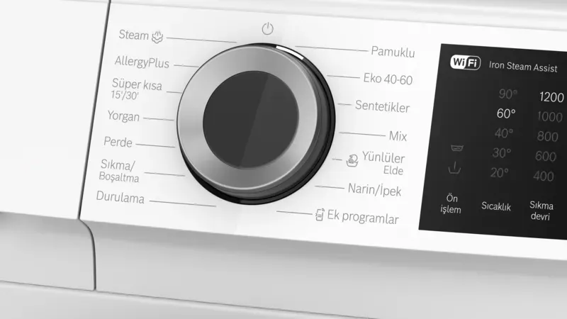 WGK252Z0TR Serie 6 Çamaşır Makinesi 10 kg 1200 dev./dak., Beyaz