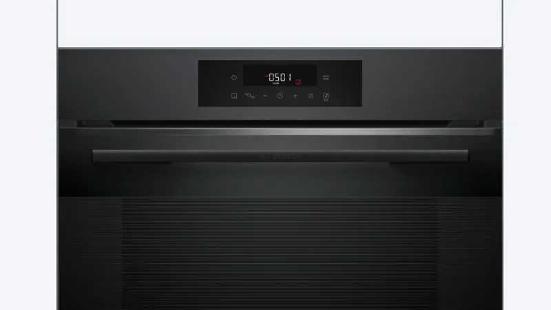 Serie 6 HJG852YT0T Ankastre Fırın 60 x 60 cm Mat siyah