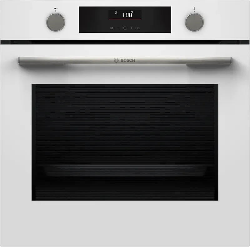 Serie 4 HUA736EV0T Buhar Destekli Ankastre Fırın 60 x 60 cm Beyaz