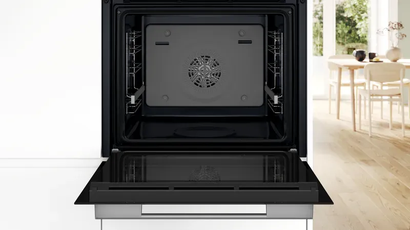 Serie 4 HUA736EV0T Buhar Destekli Ankastre Fırın 60 x 60 cm Beyaz