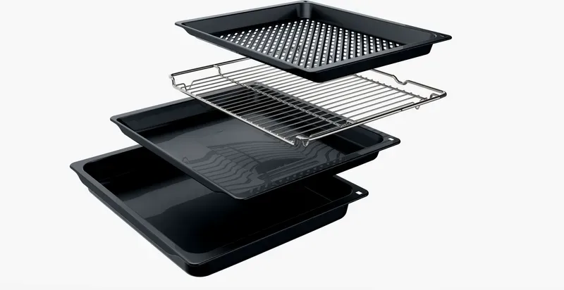 Serie 4 HUA736EV0T Buhar Destekli Ankastre Fırın 60 x 60 cm Beyaz