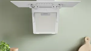 Serie 2 DWK64PJ20T Duvar Tipi Davlumbaz 60 cm Beyaz Cam Yüzey, Beyaz
