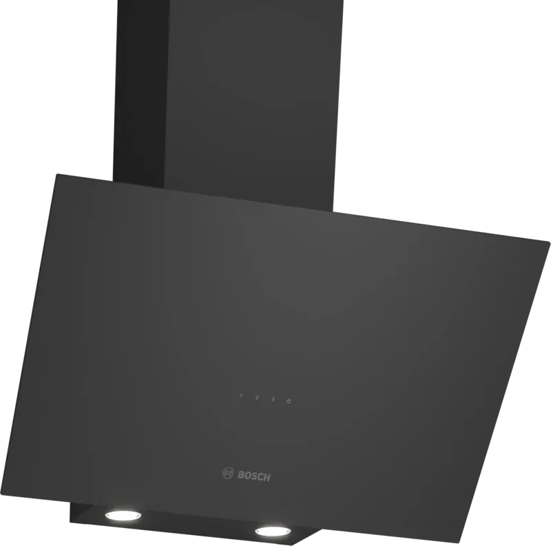 Serie 2 DWK64PJ60T Duvar Tipi Davlumbaz 60 cm Siyah Cam, Siyah