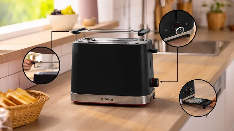 Ekmek TAT4M223 Kızartma Makinesi MyMoment Siyah