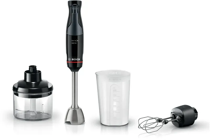 Serie 4 MSM4B624 El Blenderı ErgoMaster 1000 W Siyah, Antrasit