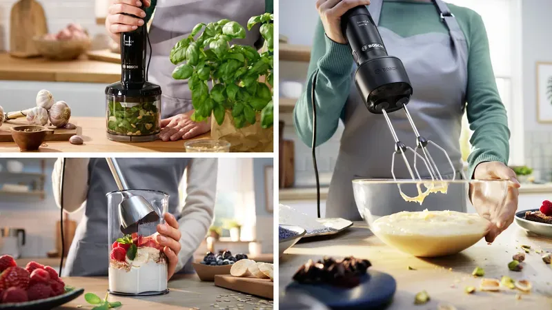 Serie 4 MSM4B624 El Blenderı ErgoMaster 1000 W Siyah, Antrasit