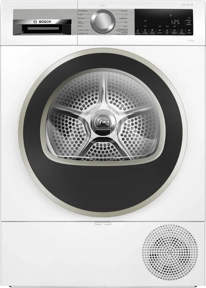 Serie 4 WQG25201TR Isı Pompalı Kurutma Makinesi 10 kg