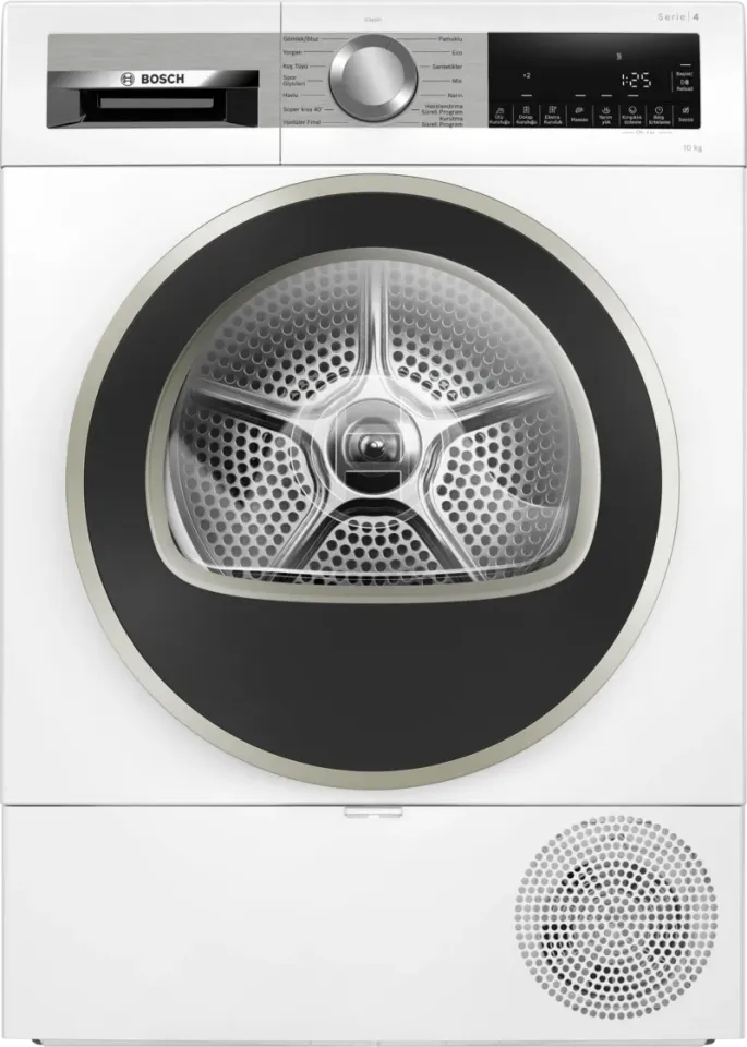 Serie 4 WQG25201TR Isı Pompalı Kurutma Makinesi 10 kg