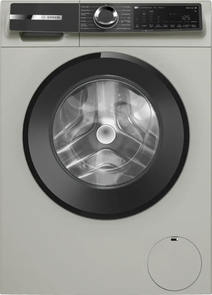 Serie 6 WGK252ZXTR Çamaşır Makinesi 10 kg maks., Gümüş