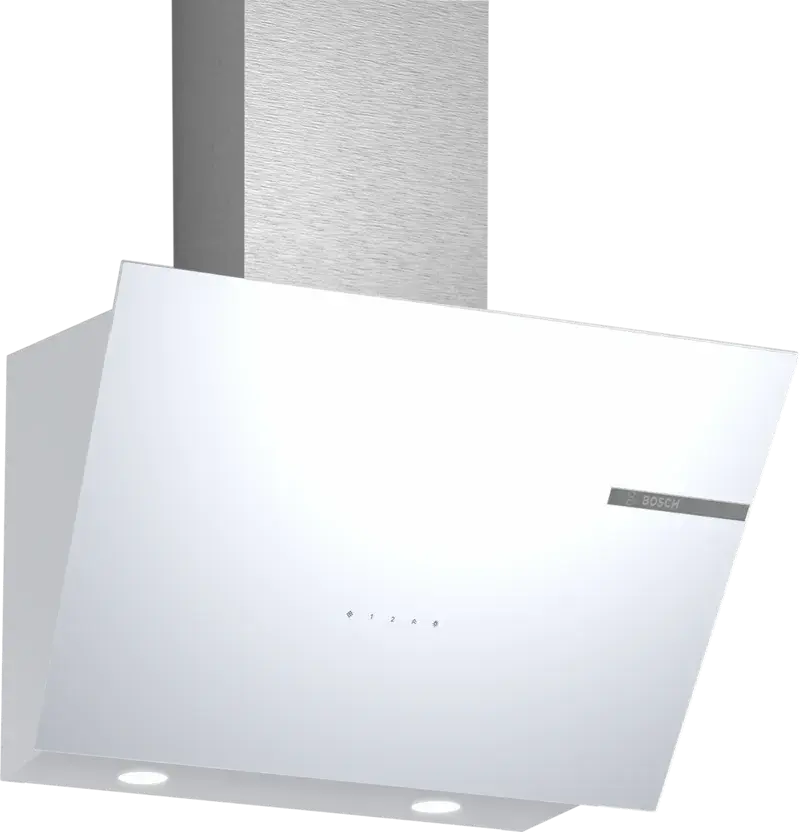 Serie 4 DWK66PJ20T Duvar Tipi Davlumbaz 60 cm Beyaz Cam Yüzey, Beyaz