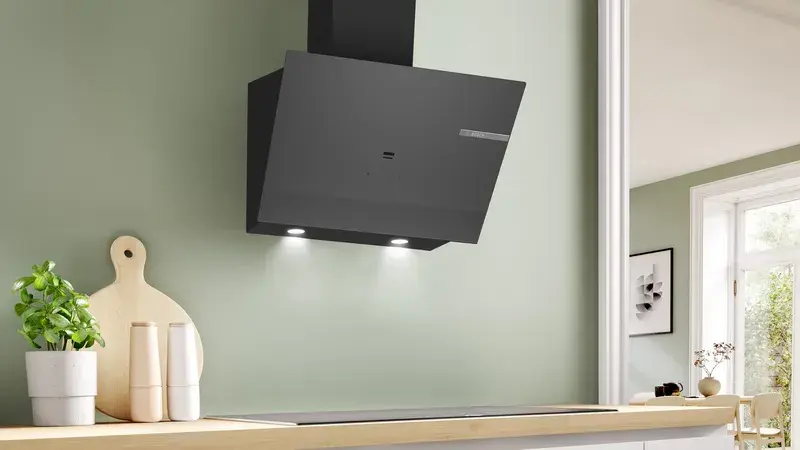 Serie 6 DWK67PJ70T Duvar Tipi Davlumbaz 60 cm , Gri