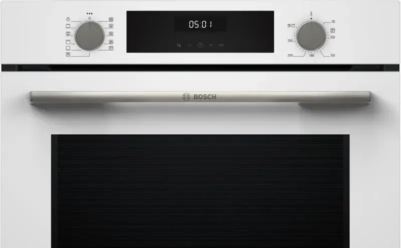 Serie 4 HUA717BV0T Buhar Destekli Ankastre Fırın 60 x 60 cm Beyaz