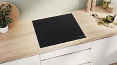 BOSCH PKE611BA2E Serie 4 Elektrikli Ocak 60 cm Siyah, Çerçevesiz Yüzey