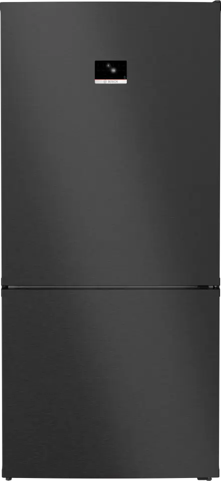 Serie 8 KGP86AXB0N Alttan Donduruculu Buzdolabı 186 x 86 cm Parmak izi bırakmayan siyah inoks