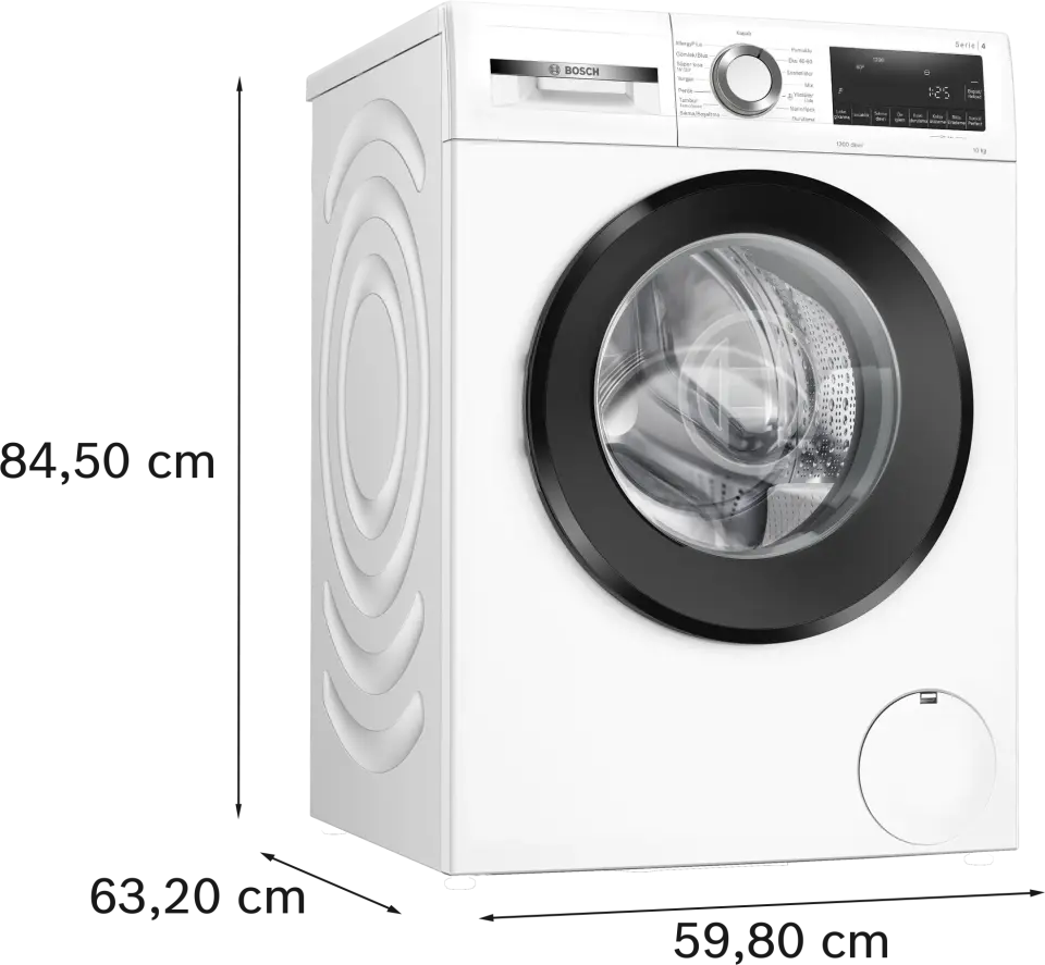 Serie 4 WGA25203TR Çamaşır Makinesi 10 kg maks. 1200 dev./dak.