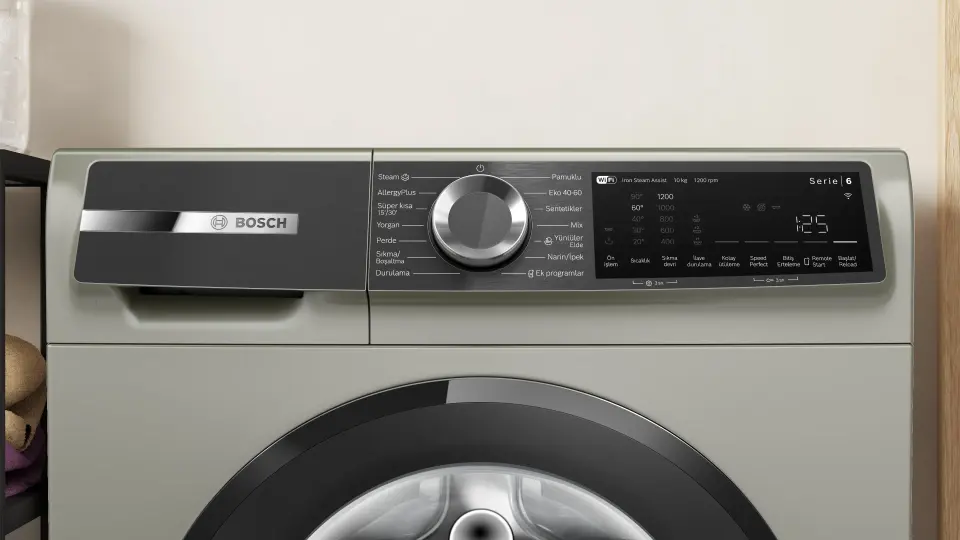 Serie 6 WGK252ZSTR Çamaşır Makinesi 10 kg maks. 1200 dev./dak., Gümüş